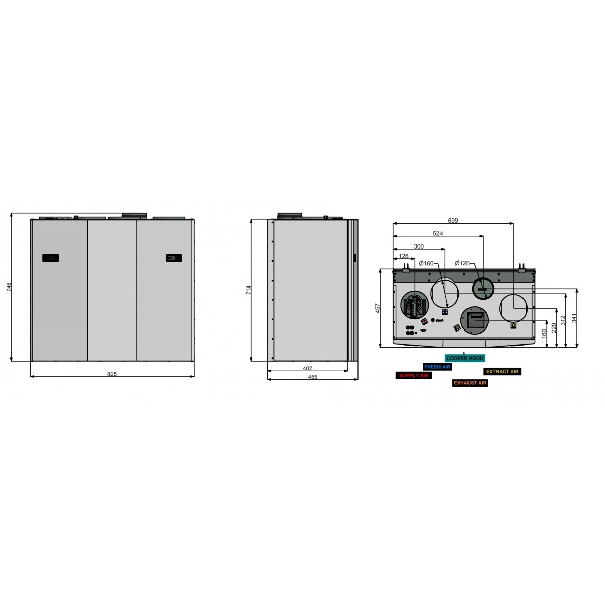 Ensy AHU-400BV/BH рекуператор 470 м3/ч. 1 Ensy AHU-400BV/BH рекуператор 470 м3/ч. 1