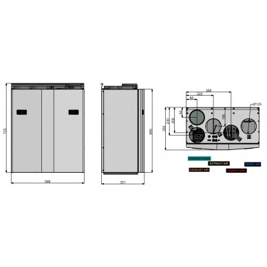 Ensy AHU-200H рекуператор 260 м3/ч. 1 Ensy AHU-200H рекуператор 260 м3/ч. 1