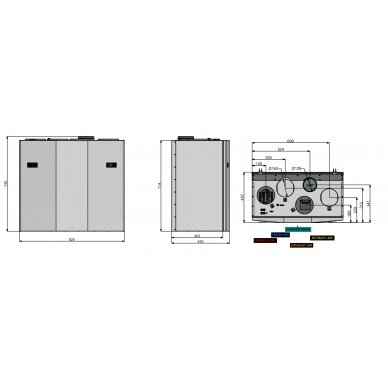 Ensy AHU-400BV/BH рекуператор 470 м3/ч. 1 Ensy AHU-400BV/BH рекуператор 470 м3/ч. 1
