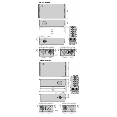 Ensy AHU-400HH/HV1 рекуператор 430 м3/ч. 1 Ensy AHU-400HH/HV1 рекуператор 430 м3/ч. 1