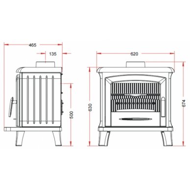 Invicta NORIK, антрацит 6кВт 1 Invicta NORIK, антрацит 6кВт 1
