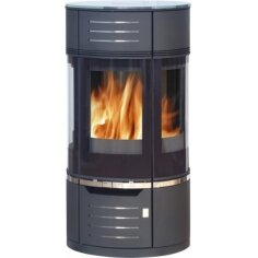 Печь ABX ATRIUM, с черным корпусом, 7кВт Печь ABX ATRIUM, с черным корпусом, 7кВт