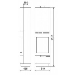 Печь Thorma Sevilla, серого цвета, 7,5кВт 1 Печь Thorma Sevilla, серого цвета, 7,5кВт 1