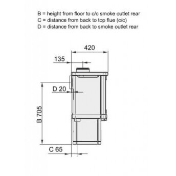 Печь NIBE Contura 52T 3 Печь NIBE Contura 52T 3