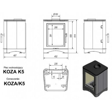 Kratki KOZA K5 terasest ahi 1 Kratki KOZA K5 terasest ahi 1