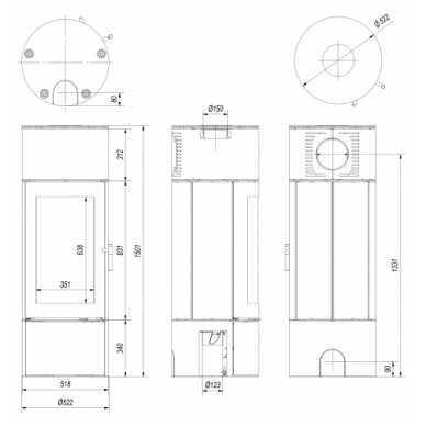 Печь KRATKI Antares 10кВт 5 Печь KRATKI Antares 10кВт 5