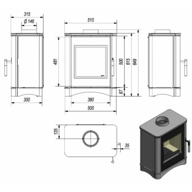 Kratki Vega ahi, 5 kW 1 Kratki Vega ahi, 5 kW 1