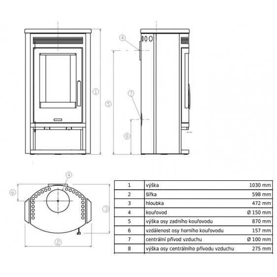 ABX ARKTIS 6 ahi, roostevabast terasest viimistlus, 6,5 kW 1 ABX ARKTIS 6 ahi, roostevabast terasest viimistlus, 6,5 kW 1