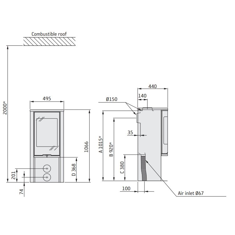 NIBE Contura C510G ahi 2 NIBE Contura C510G ahi 2