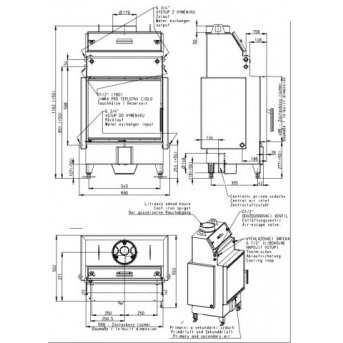 Terasest kaminasüdamik soojusvahetiga ROMOTOP KV HEAT HW2N01, 18 kW 1 Terasest kaminasüdamik soojusvahetiga ROMOTOP KV HEAT HW2N01, 18 kW 1