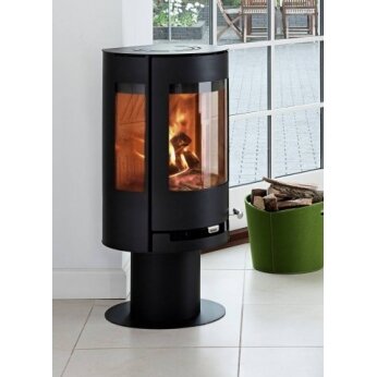 Стальная печь ADURO 9-3, с боковыми стеклами, на ножке, 6кВт 1 Стальная печь ADURO 9-3, с боковыми стеклами, на ножке, 6кВт 1