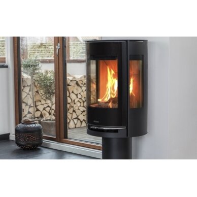 ADURO 9-5 LUX terasest ahi, külgklaasidega, 6 kW 2