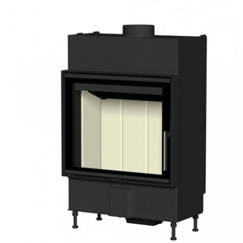Стальная каминная топка Romotop KV HEAT H2N01, 10кВт