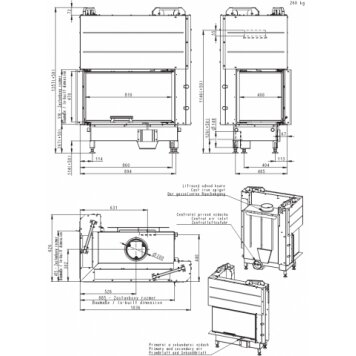 Romotop KV HEAT HL2SX13 avatava uksega, nurgamudel, 10 kW 1