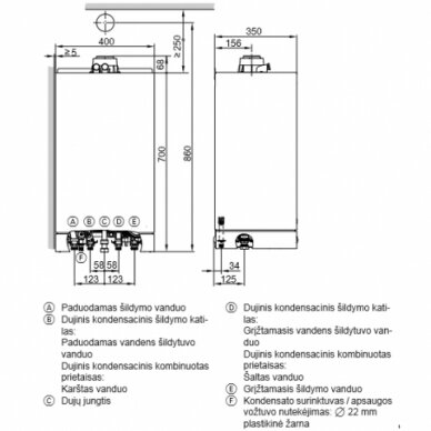 VIESSMANN Vitodens 100-W (35,0кВт) газовый конденсационный котел с мгновенным подогревом горячей воды. 1